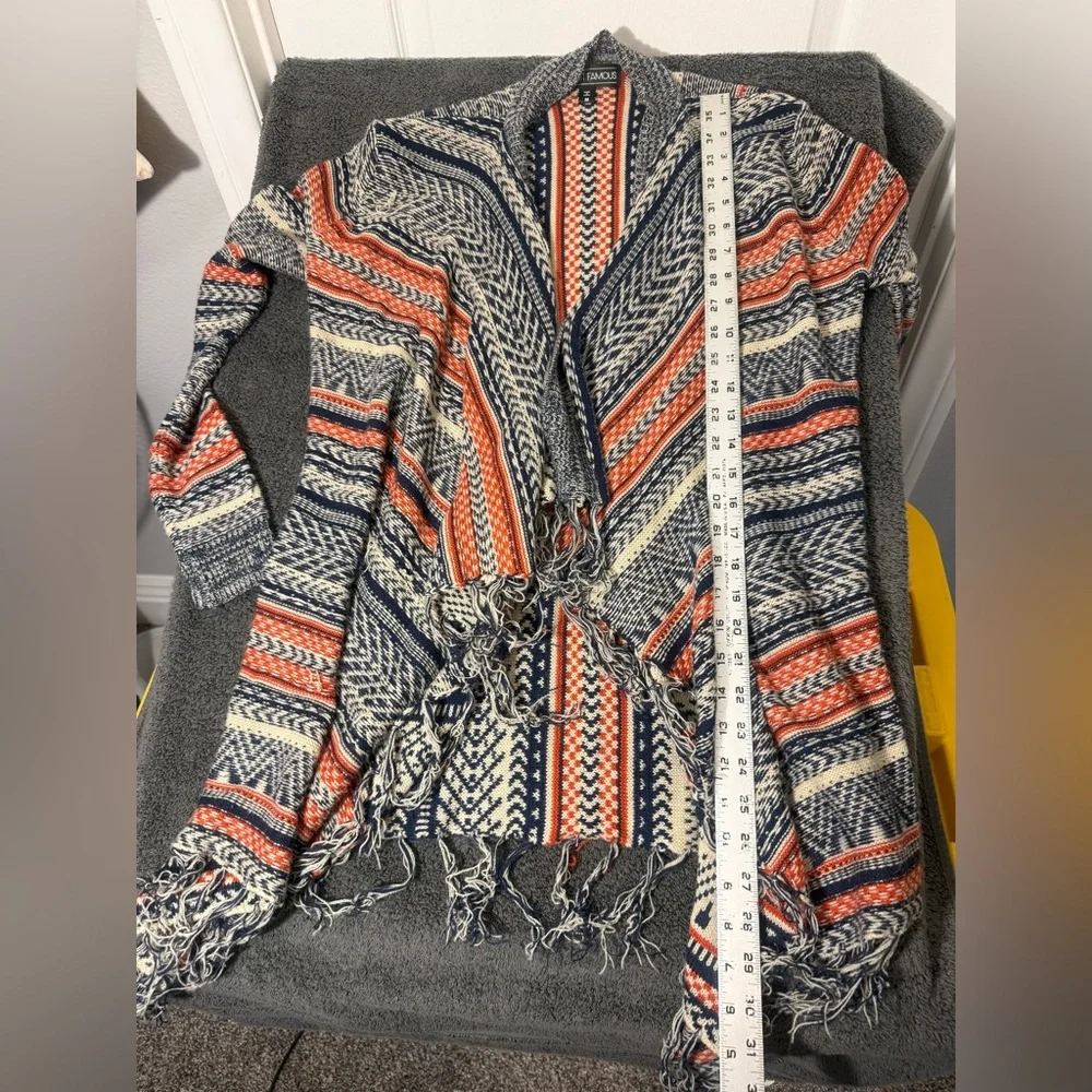 Almost Famous Multicolor Patterned Cardigan - Picture 4 of 4